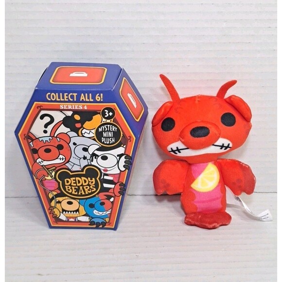 Deddy Bears Series 4 Mystery Blind Coffin 4" Plush Hank Hotpot Plush Toy Plushie - Picture 1 of 4